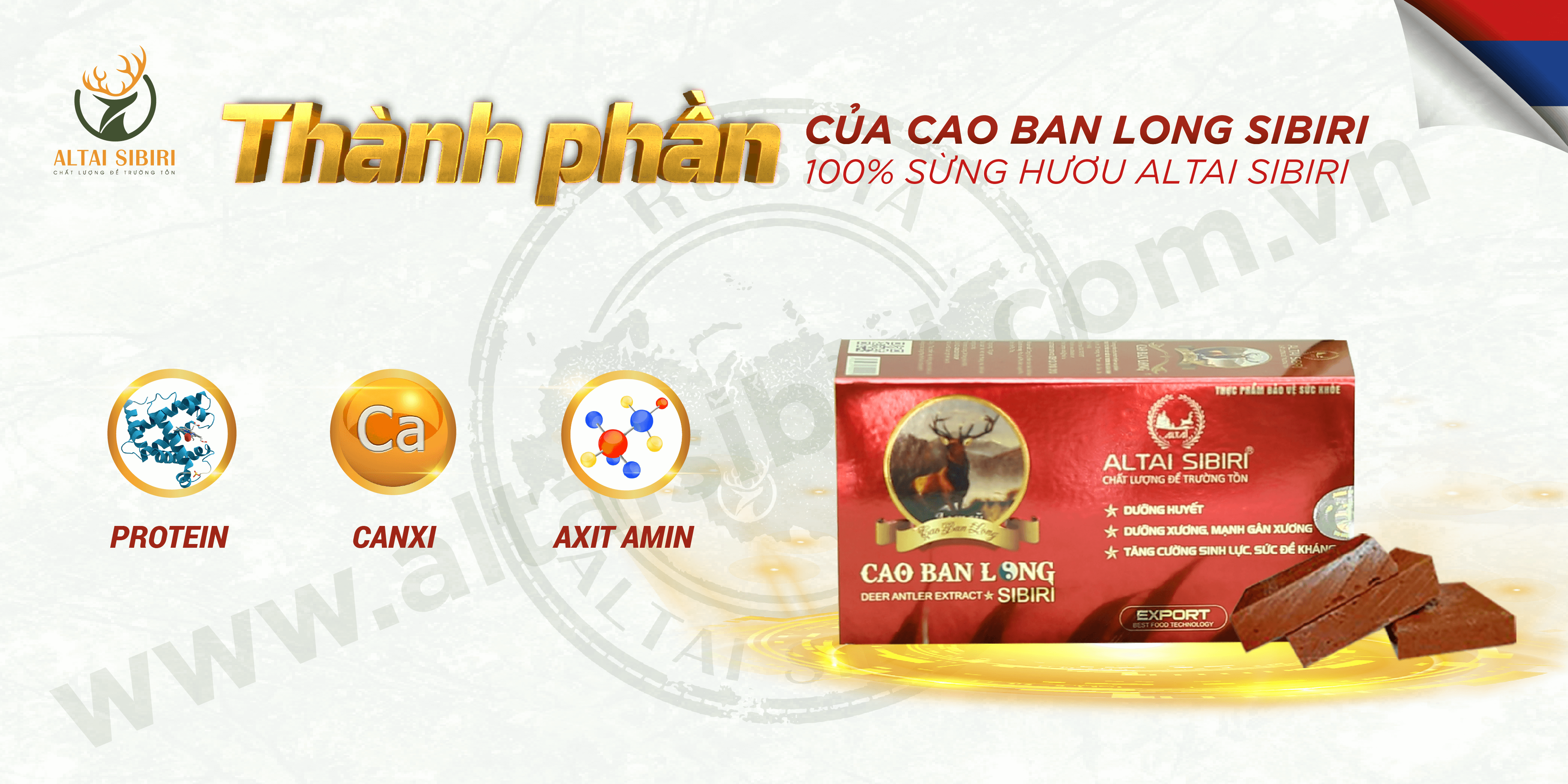 Cao Ban Long-thành phần